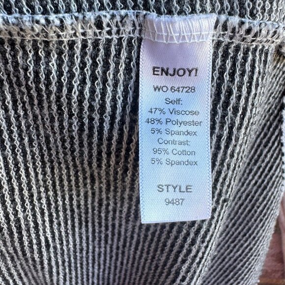 Michael Stars Long Sleeve Mix Stripe Pullover Sweater Women's Size OS. - Picture 4 of 7